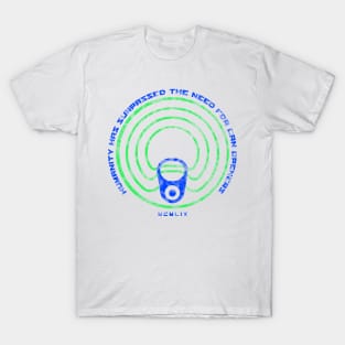 Ring Pull is the Future (blue and green) T-Shirt